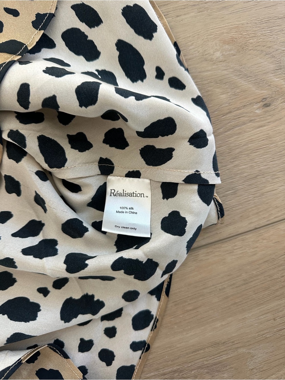 Réalisation Par The Naomi Wild Things Leopard Print Slip Skirt Size XXS - Picture 5 of 6